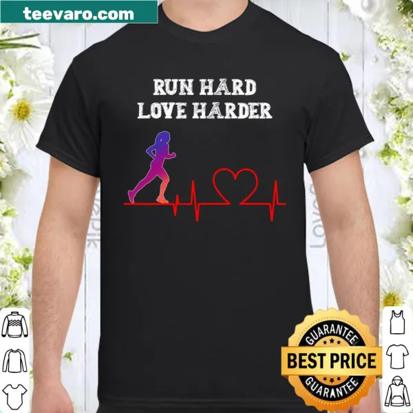 Motivational shirt combining fitness and love with an inspiring message