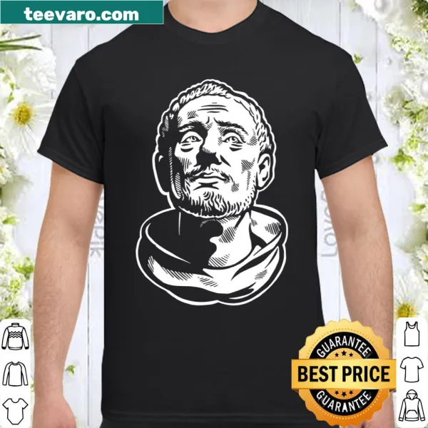 Saint Dominic shirt with a straightforward typographic design.