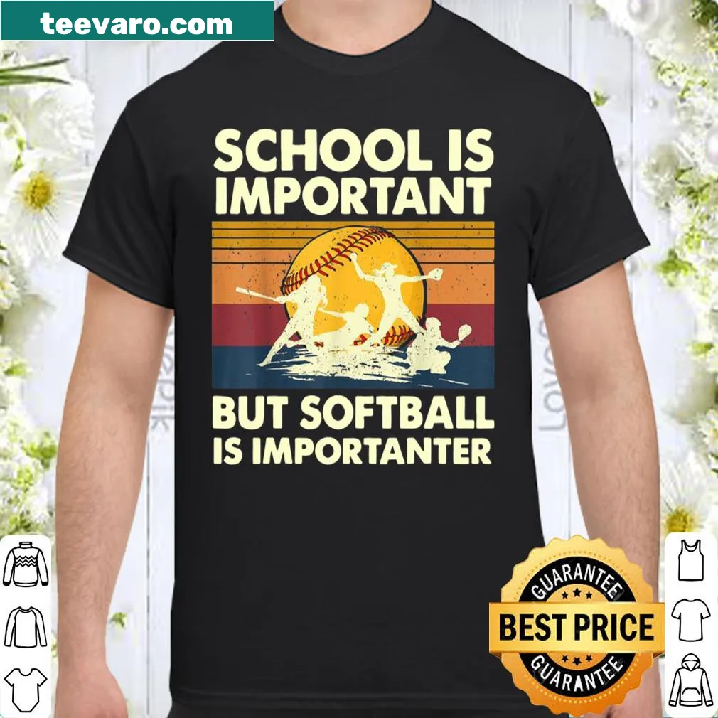 Playful softball shirt with a clever phrase