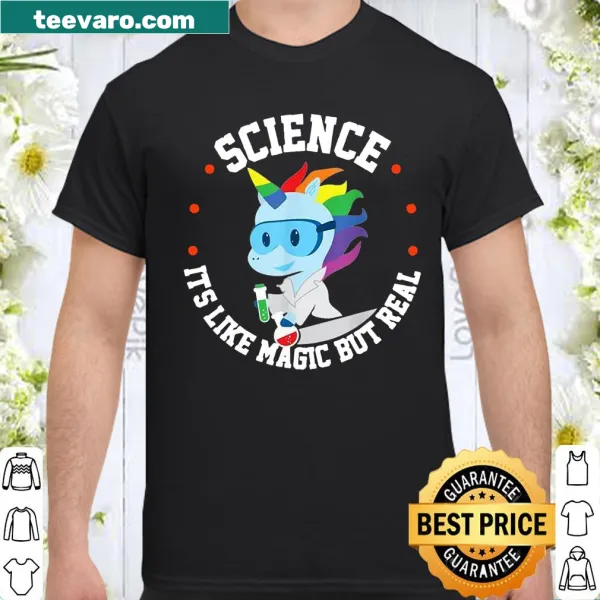 Typography design stating 'Science It's Like Magic, But Real'