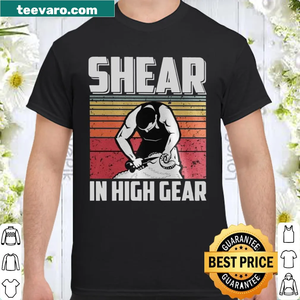 Shearing-themed shirt celebrating the craft and skill of shearers