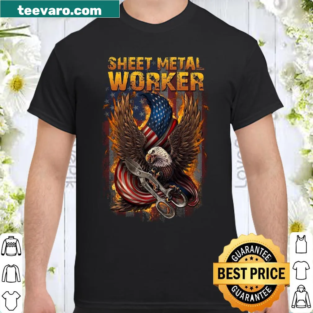 Shirt honoring the sheet metal worker profession with a bold design.