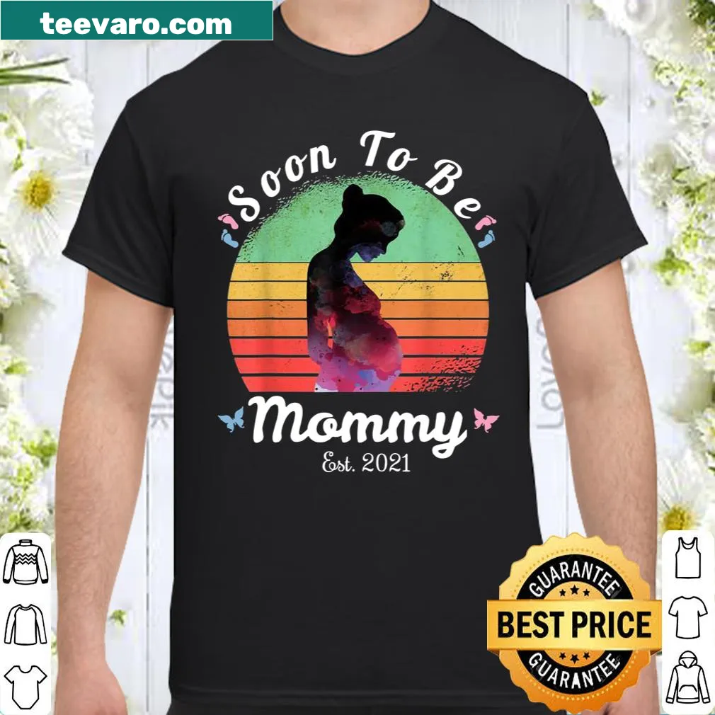 Pregnancy announcement shirt for soon-to-be moms with a heartfelt message
