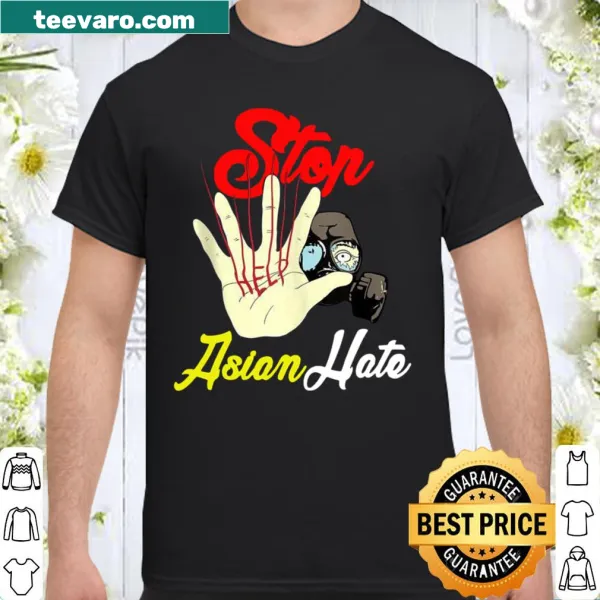 Bold graphic shirt supporting AAPI lives with a strong message