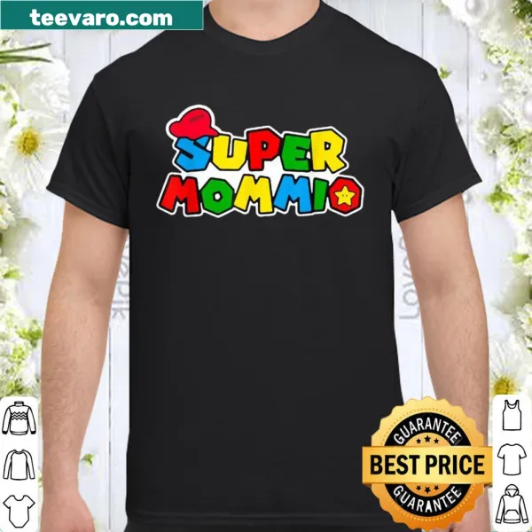 Shirt with 'SuperMommio' celebrating gamer moms