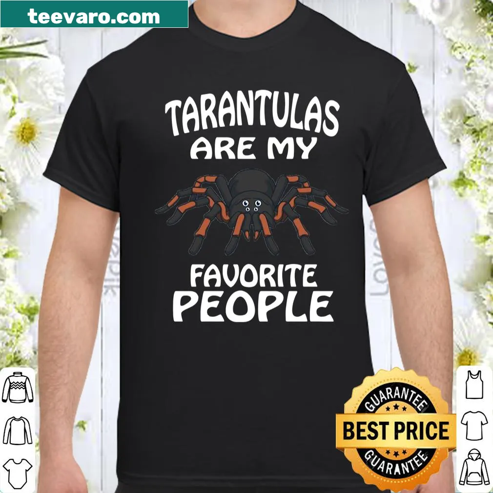 Funny shirt declaring love for tarantulas with playful typography