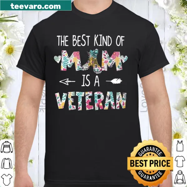 Shirt with text honoring veteran moms