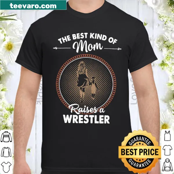 Shirt with the phrase about moms and wrestlers