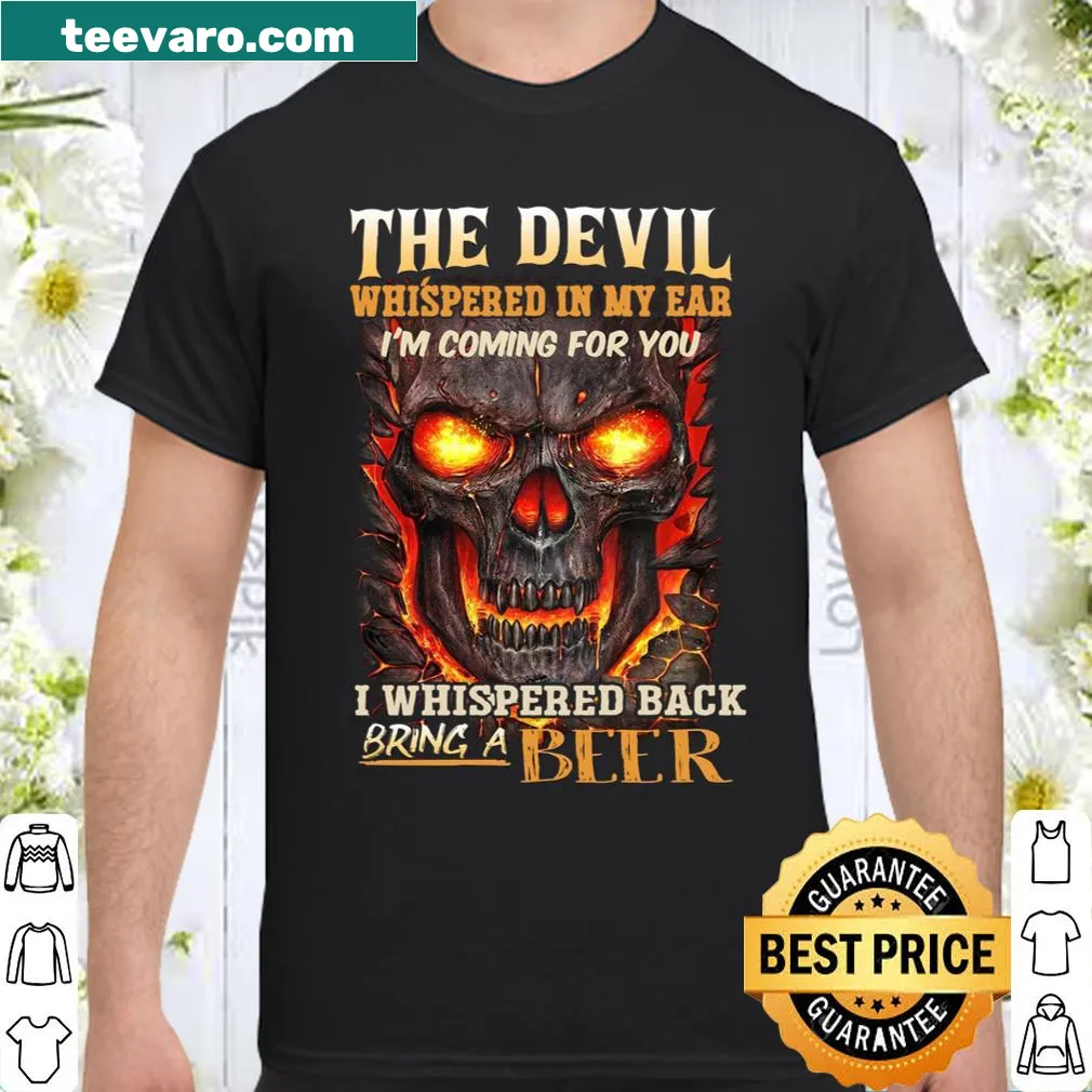 Humorous shirt featuring a witty beer-related saying