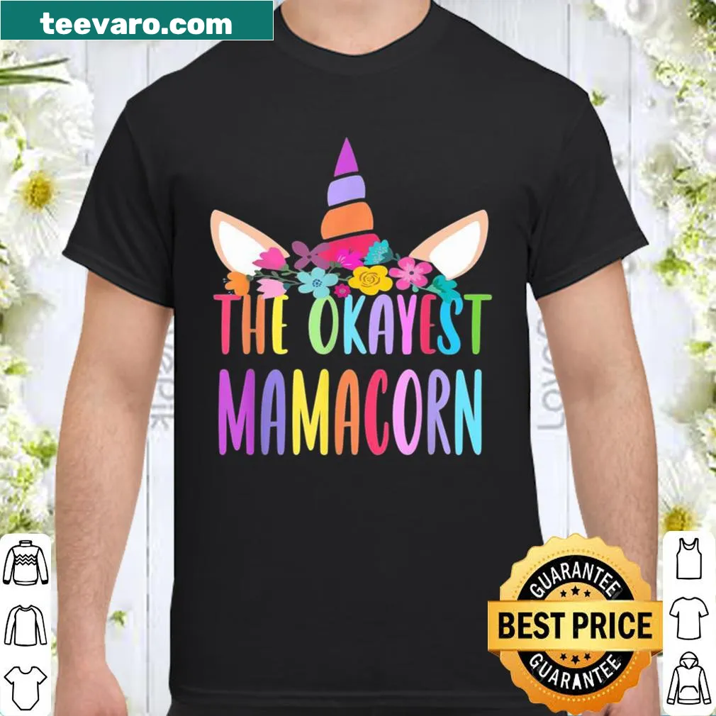 Playful unicorn graphic t-shirt for moms with humorous text