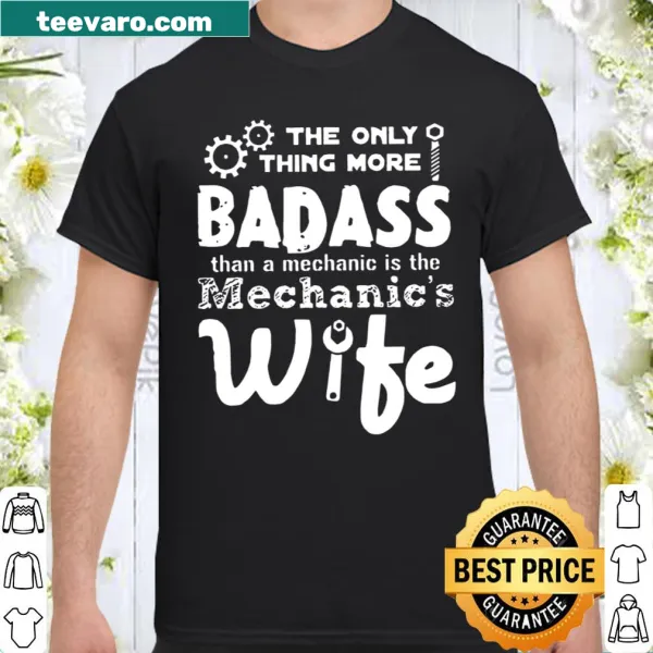 Bold typography celebrating mechanic wives