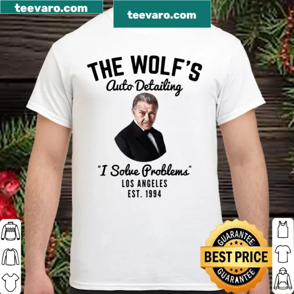 Graphic of a wolf with text I Solve Problems for auto detailing