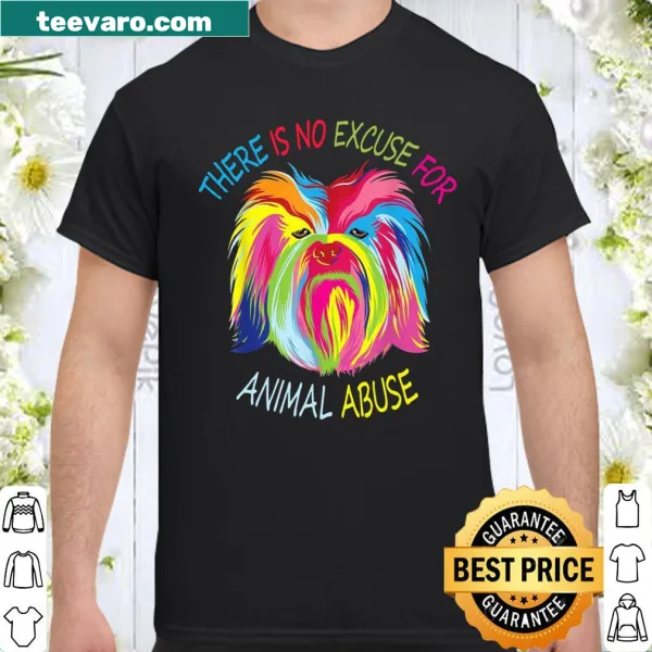 Bold anti-animal abuse message shirt