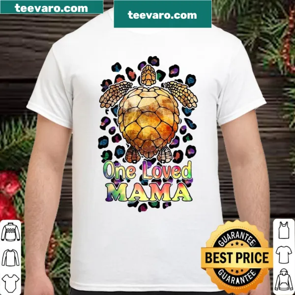 Cute turtle graphic with 'The Loved Mama' text for mothers