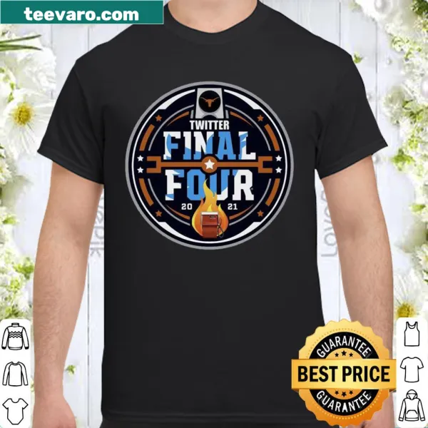 Retro T-shirt featuring Twitter Final Four 2021 basketball logo