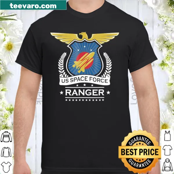 Bold typography shirt featuring 'Us Space Force' for space enthusiasts