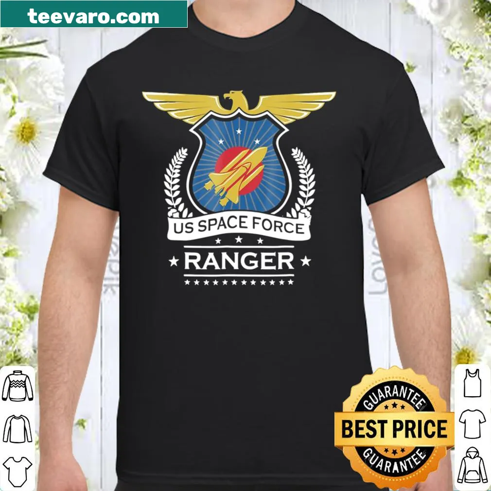 Bold typography shirt featuring 'Us Space Force' for space enthusiasts