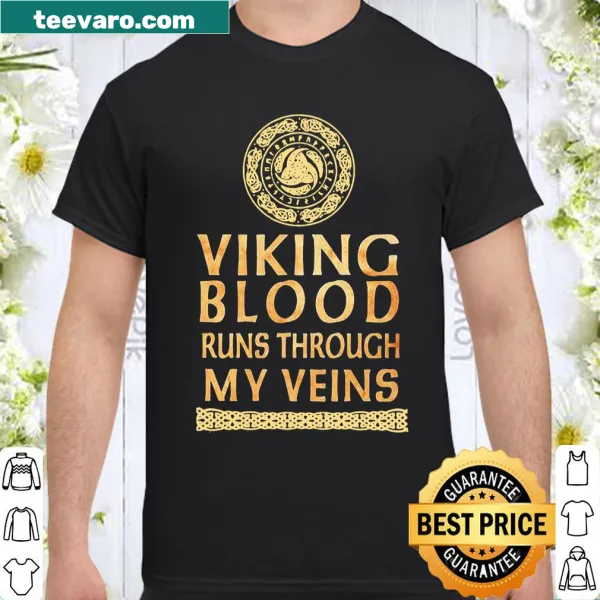 Illustrative Viking-themed shirt showcasing strength and pride