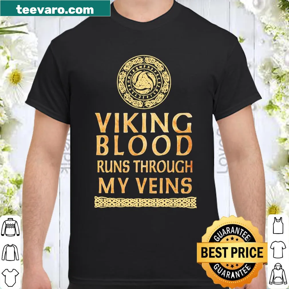 Illustrative Viking-themed shirt showcasing strength and pride