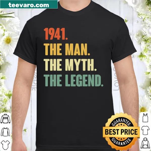 Vintage-style shirt for celebrating an 80th birthday for those born in 1941