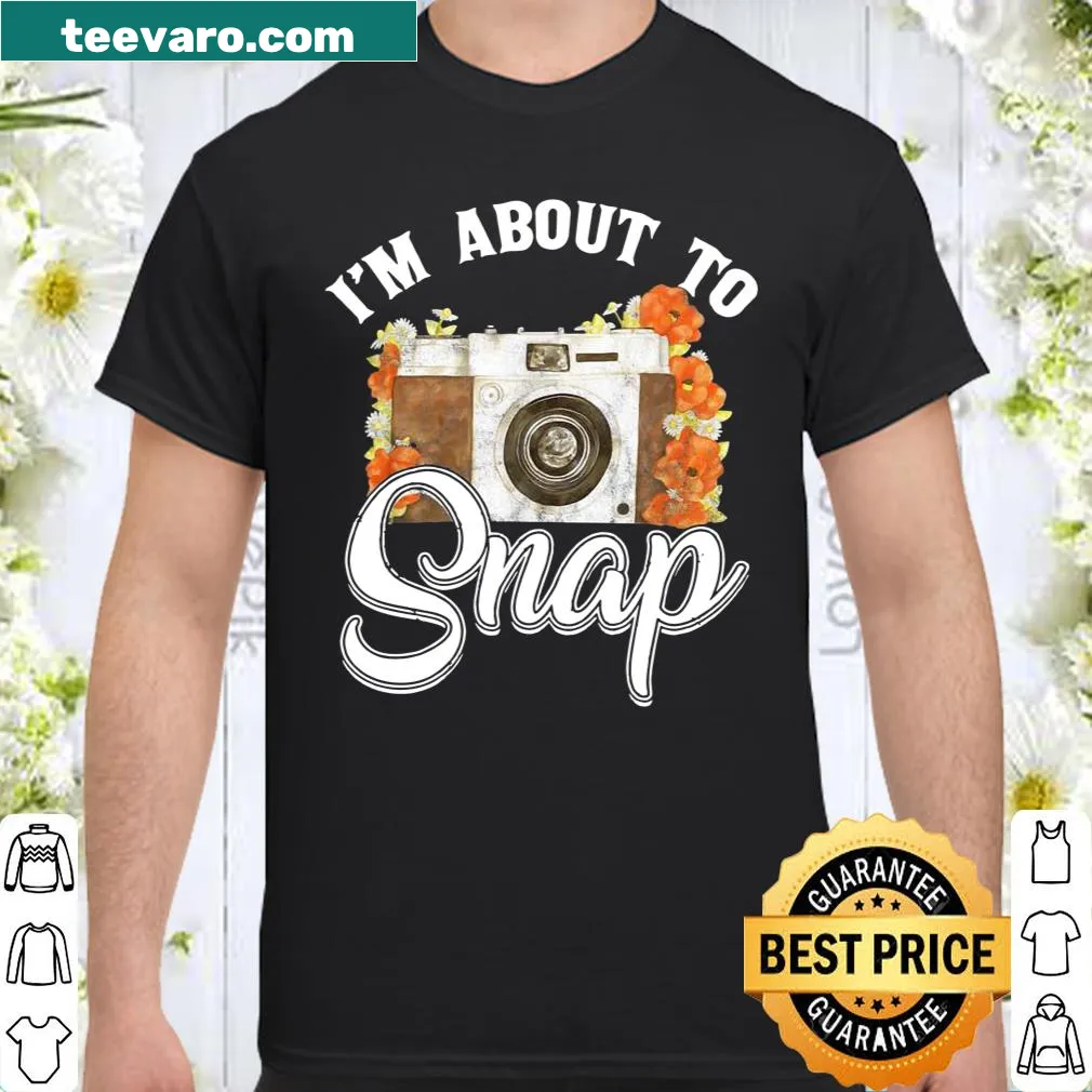 Vintage camera shirt with Lensman Blogger Vlogger text