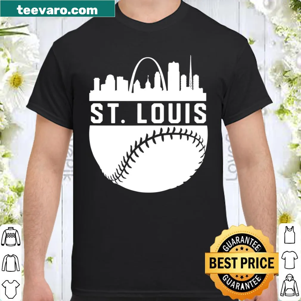 Vintage St. Louis skyline baseball shirt