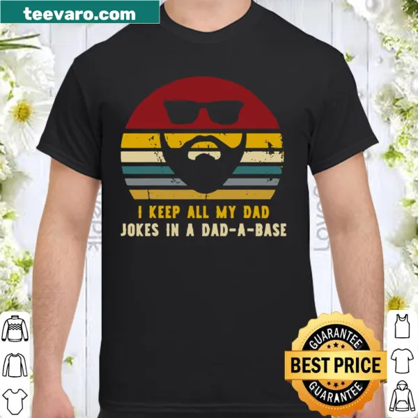 Vintage Dad joke shirt with humorous text in distressed style