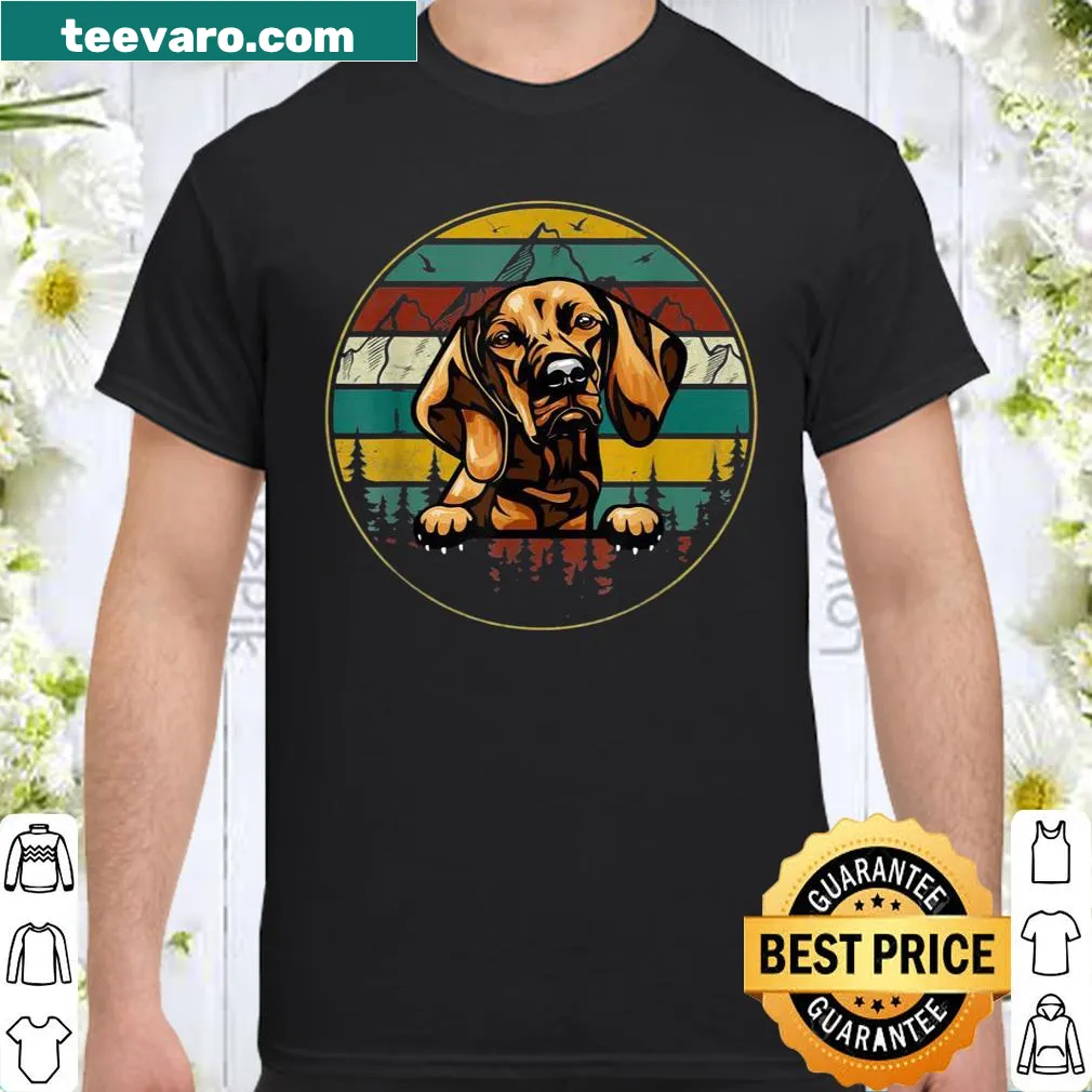 Dog Dad shirt with playful typography celebrating Vizsla dog ownership