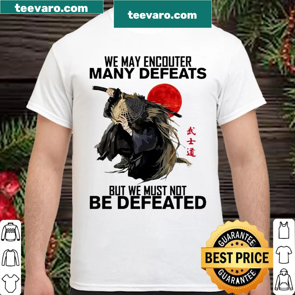 Resilient shirt featuring a motivational message about persistence