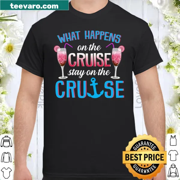 Playful cruise-themed shirt with humorous text