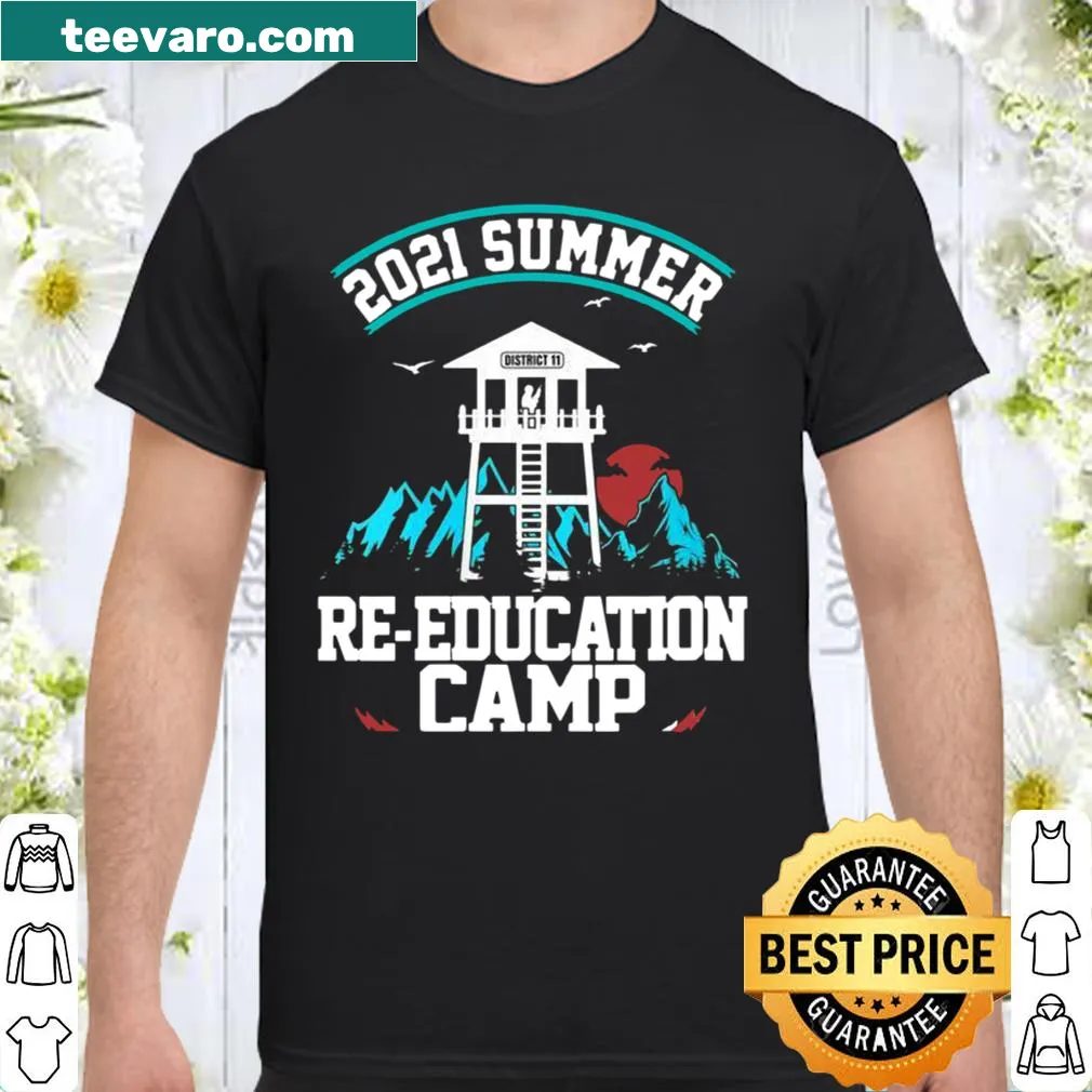 Shirt with '2021 Summer ReEducation Camp' text