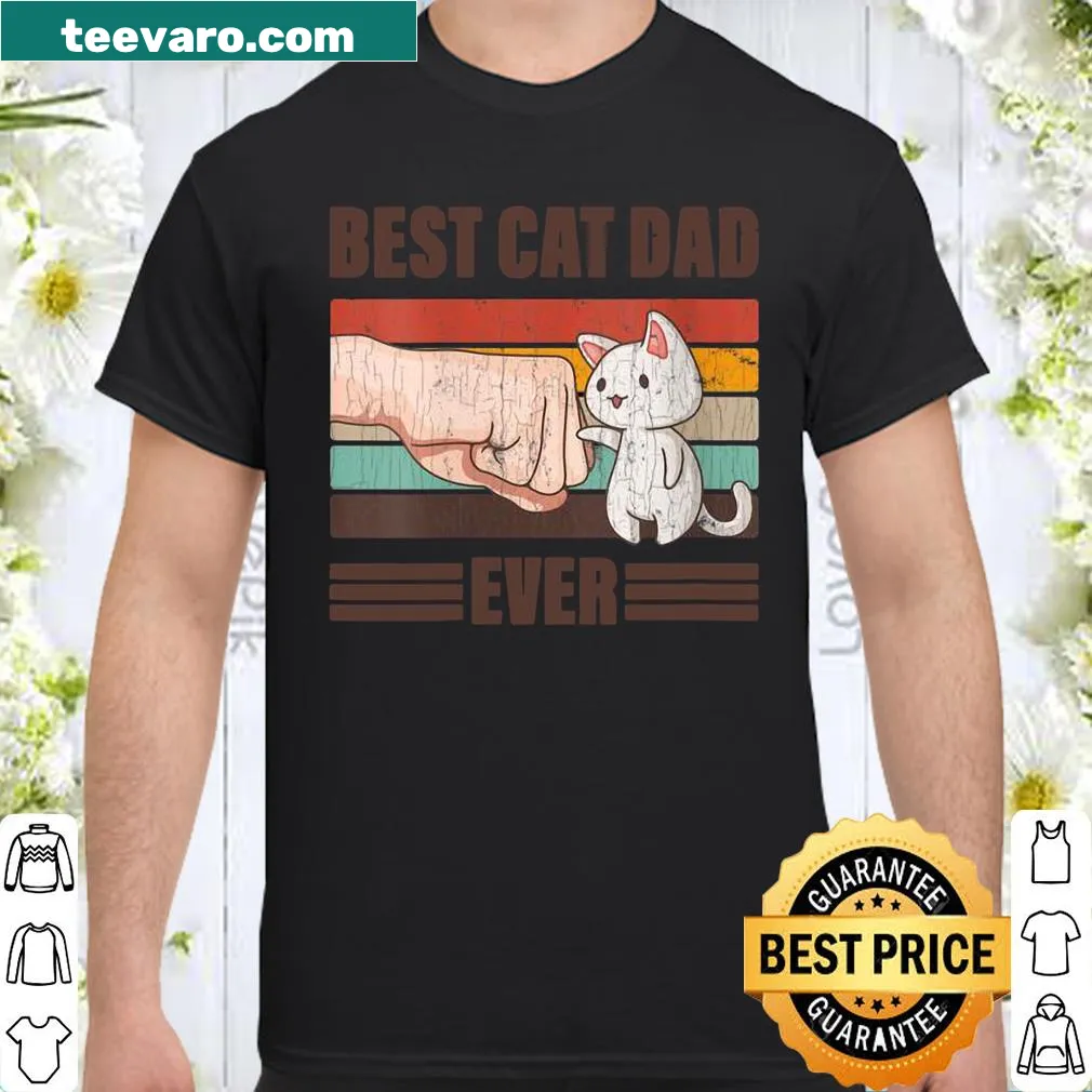 Cute design celebrating the Best Cat Dad Ever for Father's Day