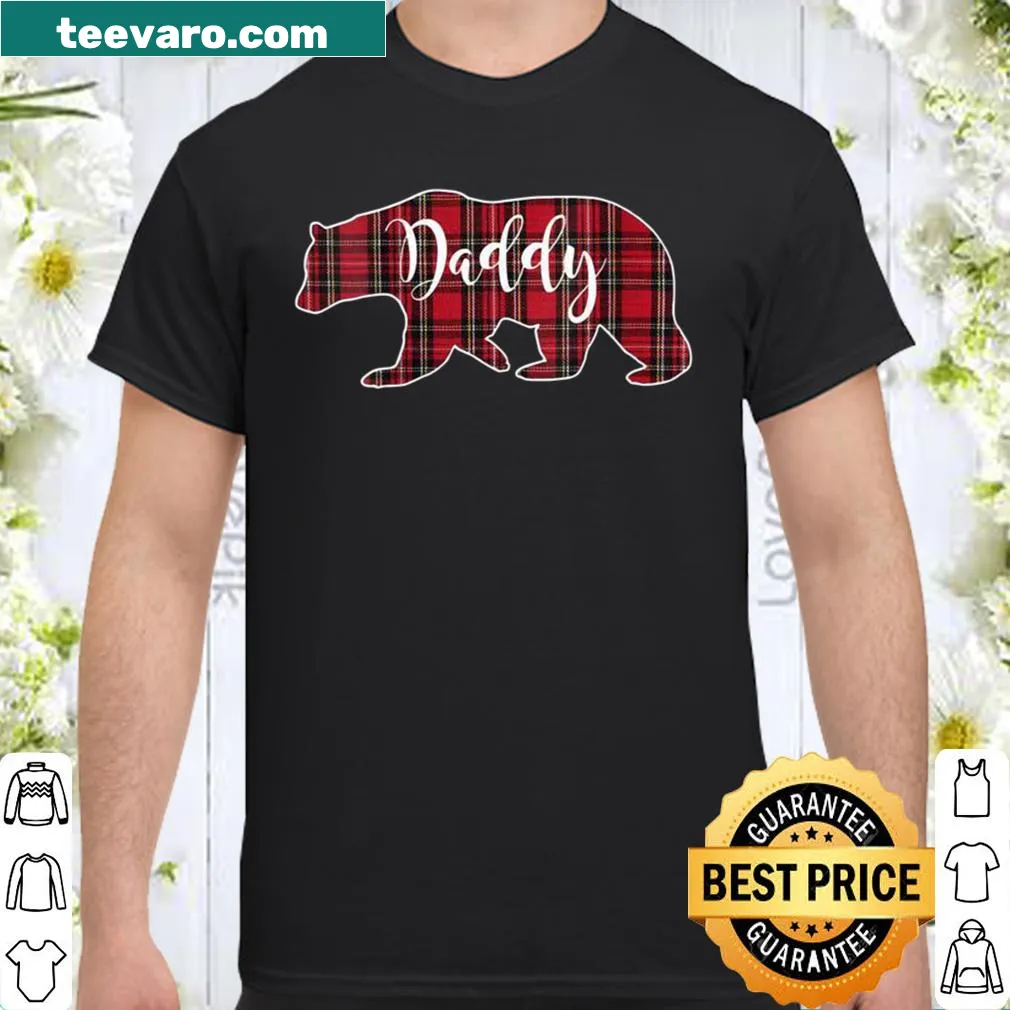 Shirt with 'Daddy Bear' text in red plaid design