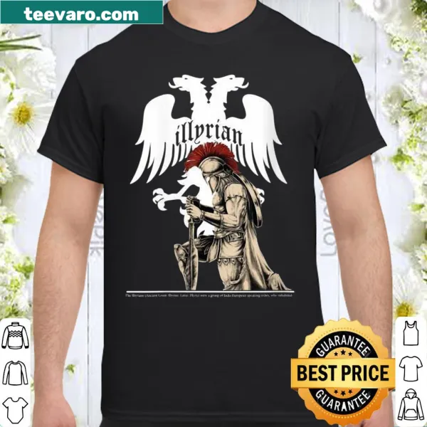 Culturally inspired shirt honoring Illyrian heritage.