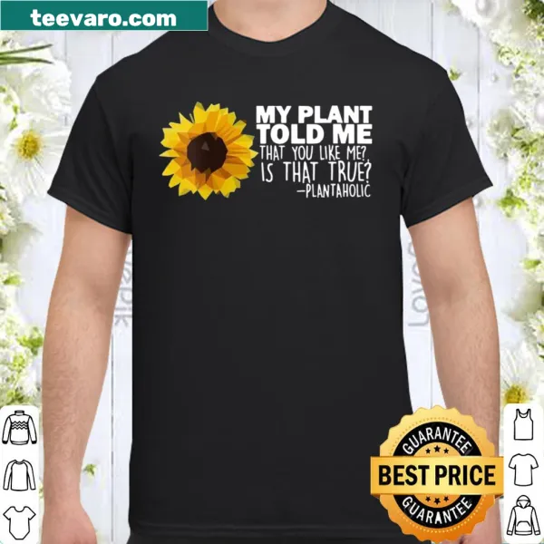 Hand-lettered Plantaholic gardening graphic t-shirt for women
