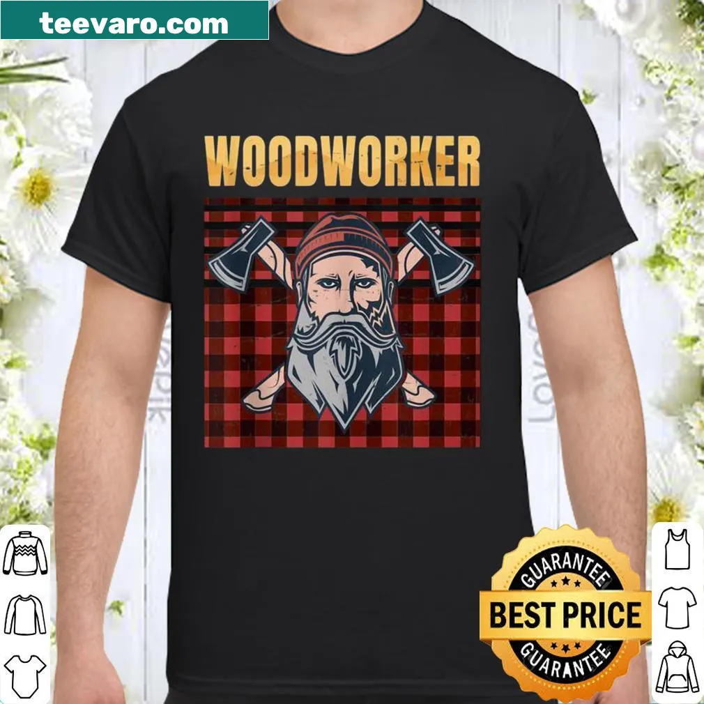 Retro lumberjack graphic on a vintage style T-shirt