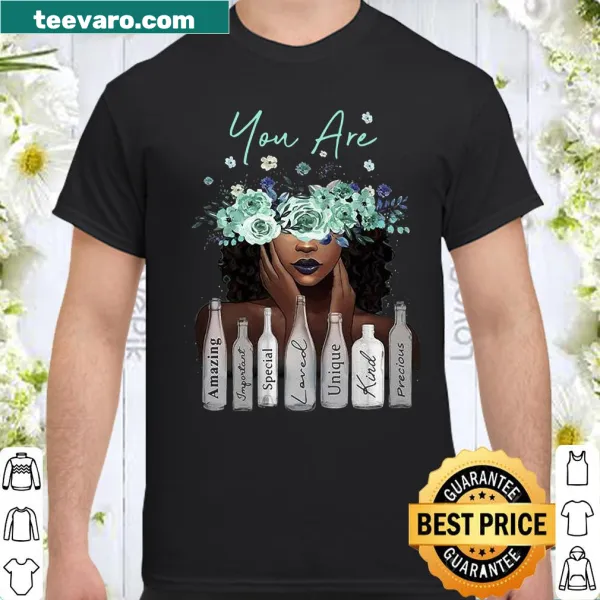Uplifting shirt with positive affirmations for daily wear.