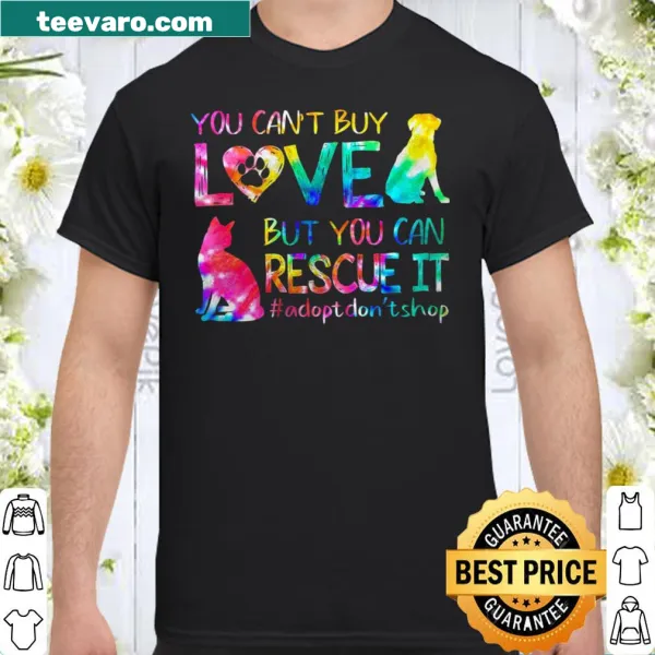 Shirt about love and rescuing pets