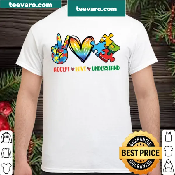 Awareness shirt promoting autism acceptance and advocacy