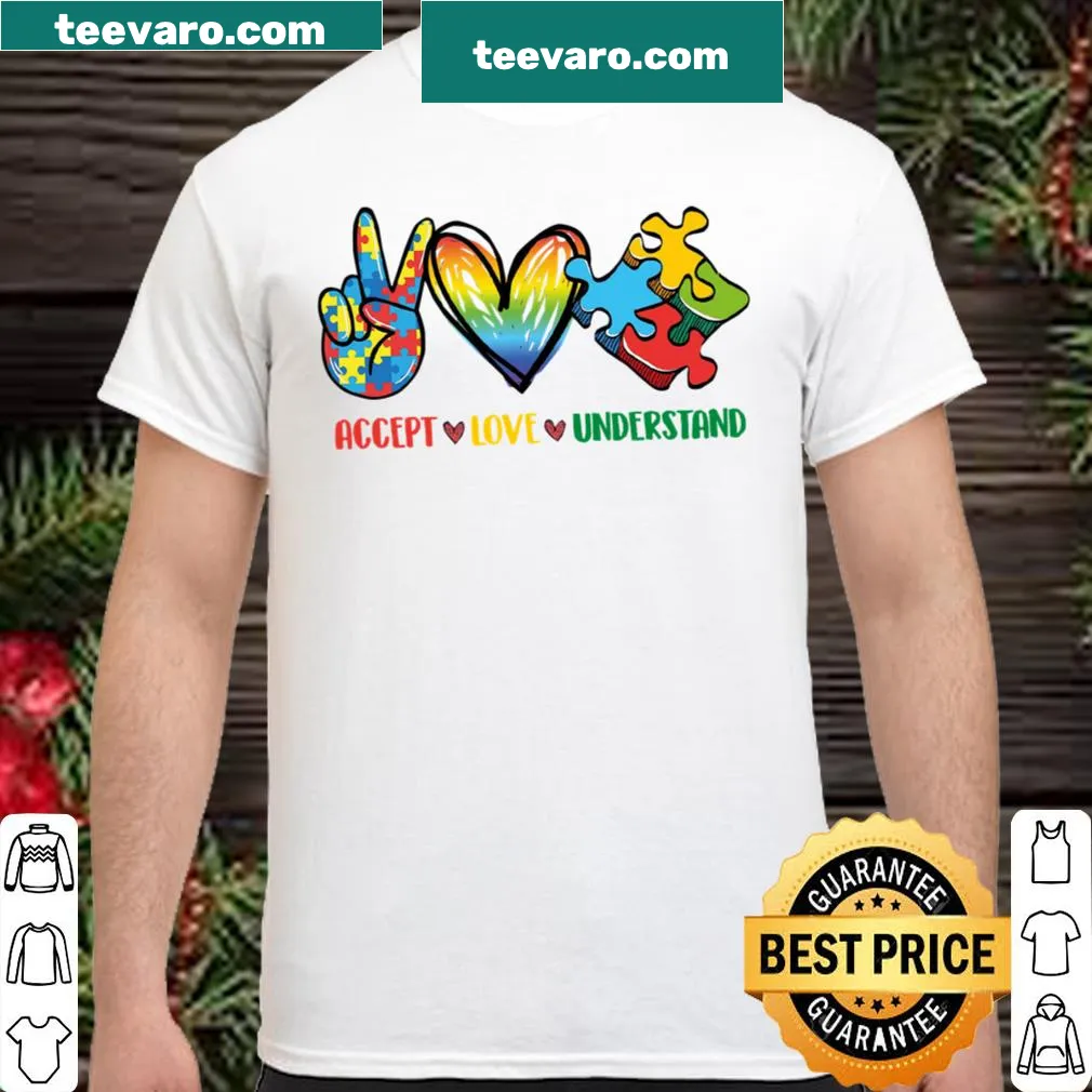 Awareness shirt promoting autism acceptance and advocacy