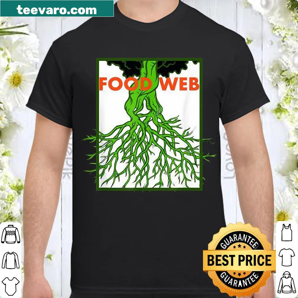 Shirt promoting organic gardening and living soil food web