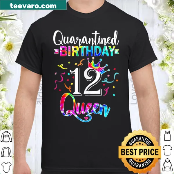 Vintage tie-dye birthday shirt for a 12th birthday celebration