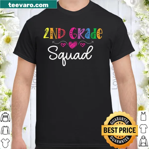 Back to school shirt celebrating 2nd grade for kids