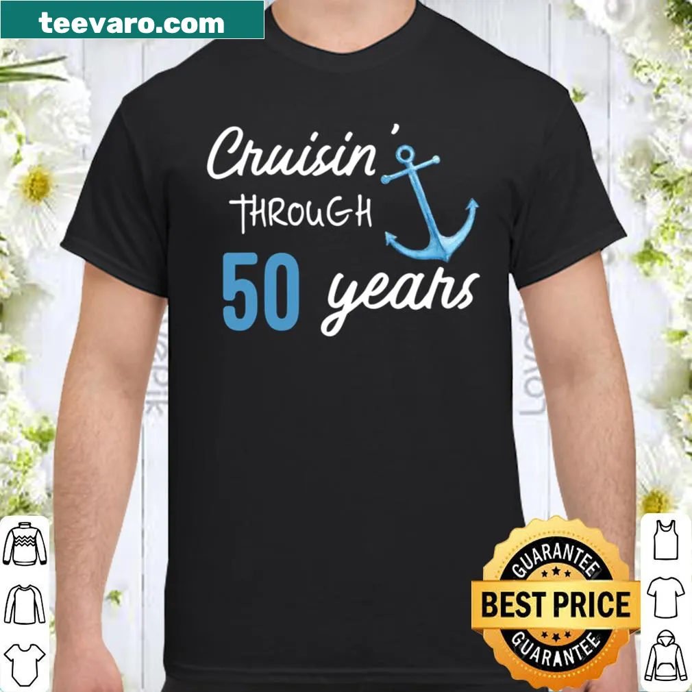 Shirt celebrating 50 years of love or life with bold lettering