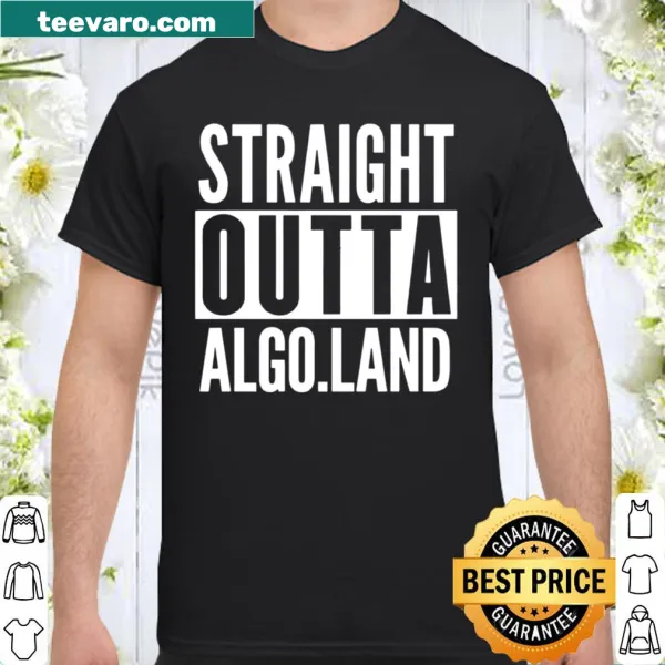 Retro shirt stating 'Straight Outta 2021' in bold typography