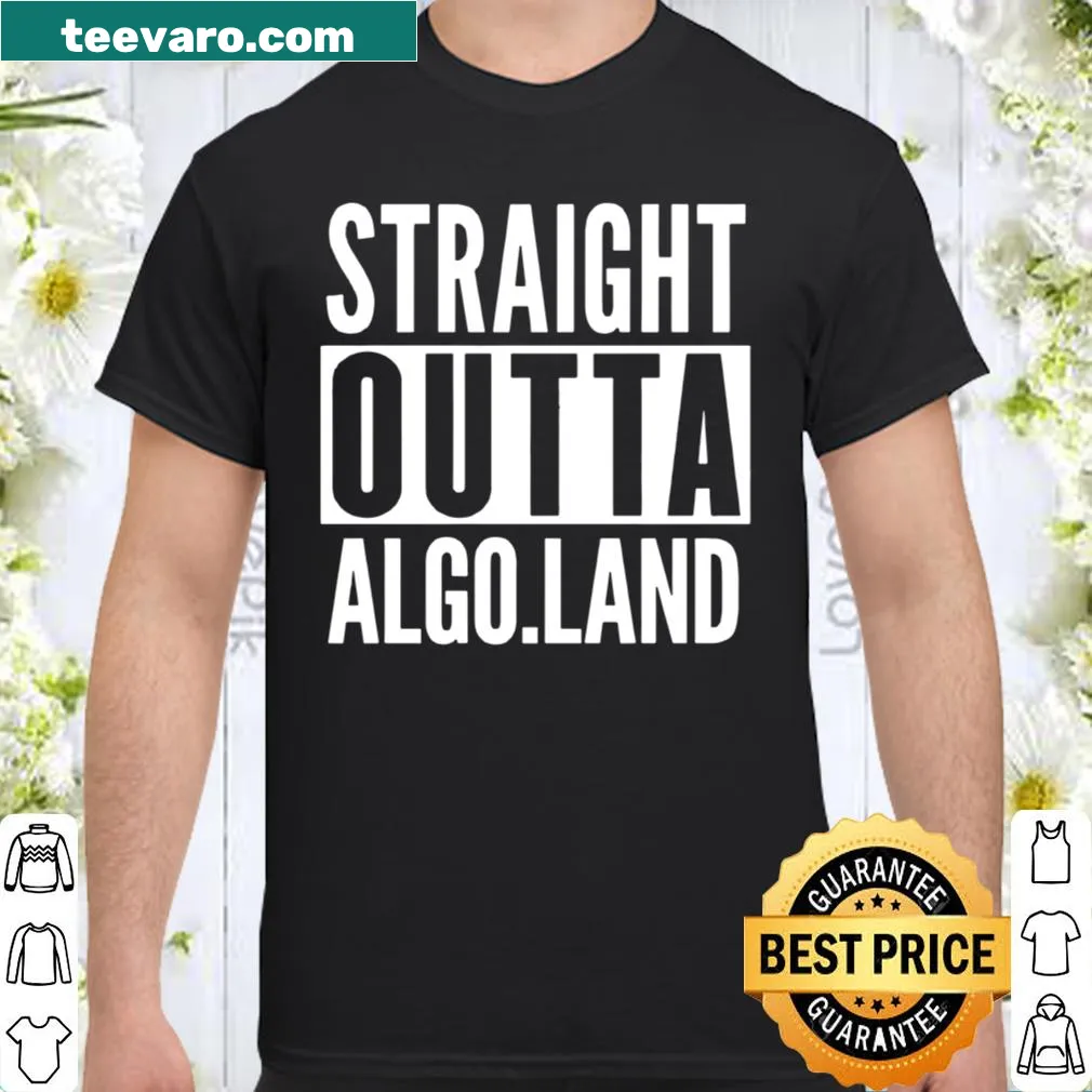 Retro shirt stating 'Straight Outta 2021' in bold typography
