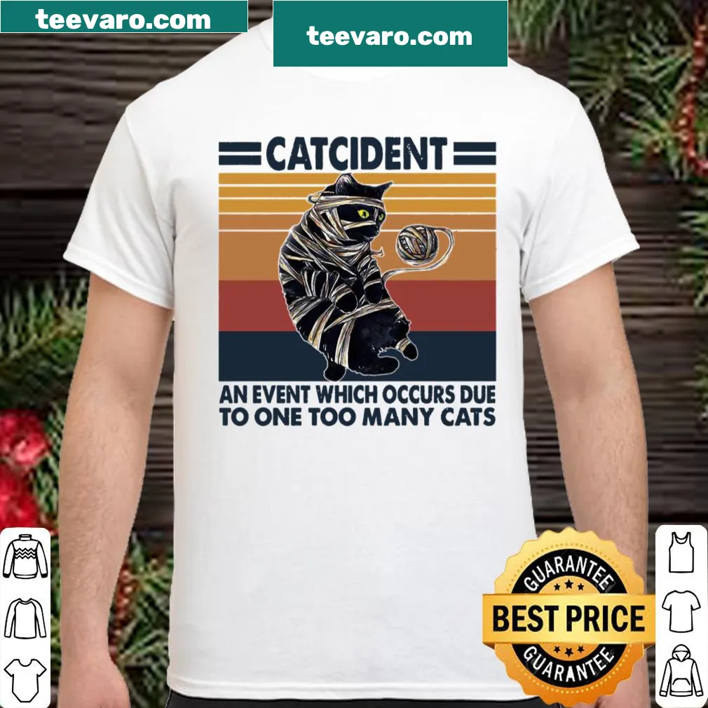 Funny cat-themed t-shirt about having too many cats