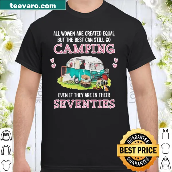 Playful camping shirt for adventurous women