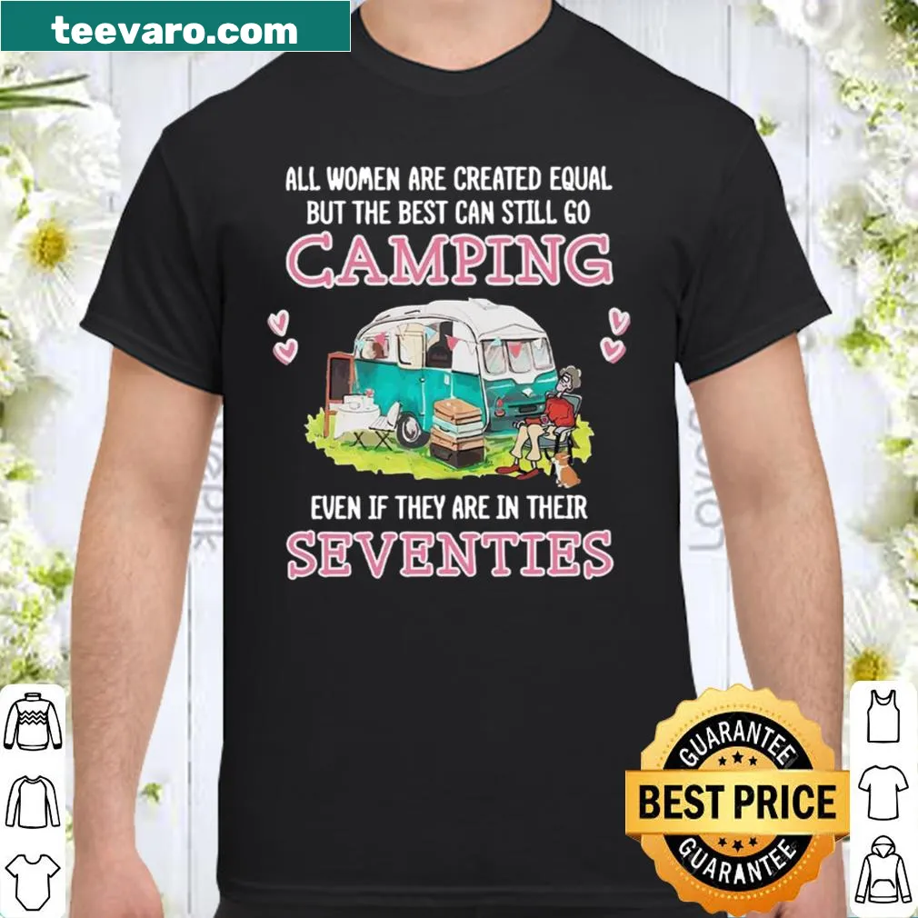 Playful camping shirt for adventurous women