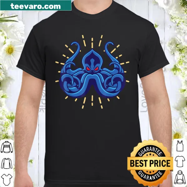 Kraken-themed shirt celebrating the wonders of the ocean